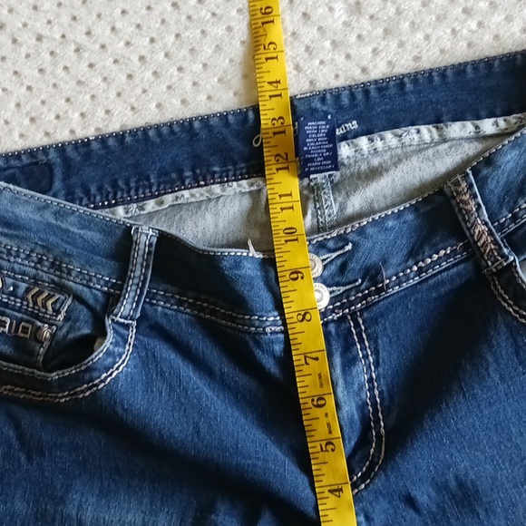 Amethyst Womens Boot Cut Jeans Whiskered size 14 - Picture 6 of 11
